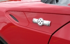The only FR-S logo is attached to the top of the front fender.