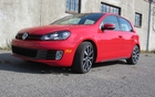 The 2012 Volkswagen Golf GTI.