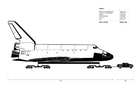 Schéma du Toyota Tundra remorquant la navette spatiale Endeavour 