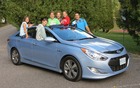 All aboard the Hyundai Sonata Hybrid!