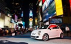 Fiat 500 blanc nacré