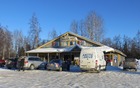 Our first day's lunch stop at Trapper Creek, Alaska.