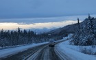 The many downhill sections had us constantly downshifting the Sprinter's automatic transmission to maintain a steady speed.