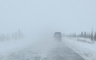We appreciated the Sprinter's rear fog light in the near-whiteout conditions we encountered on the way into Fairbanks.