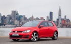 The 2015 Volkswagen Golf in GTI trim.