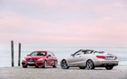 2014 Mercedes-Benz E-Class Coupe and Cabrio on the island of Sylt in Germany